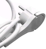 Enzo entac tcd ra 3v 1,5m snoer haakse met platte stekker +schakelaar wit - 6872626