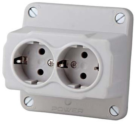 Enzo abl deksel kabeldoos uni abl dubbel wcd - 4047870