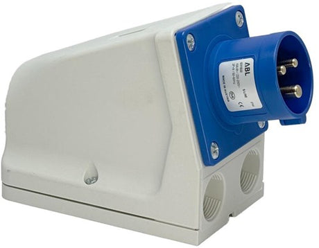 Enzo cee 3p 16a 230v opb wcd blauw met pennen - 6315140