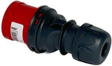 Enzo cee 4p 16a 400v stekker rood 6315150