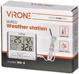Enzo chacon weerstation met draadloze buitensensor+barometer kleur 8150190