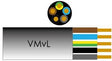 Enzo kabel vmvl rond 5x1,50 qmm wit 1227585