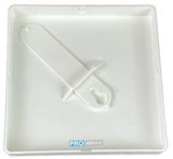 Enzo plafondplaat vierkant wit 4214140