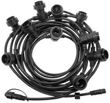 Enzo prikkabelset | 10m | met 10 e27 fittingen | koppelbaar - 1253800