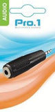 Enzo pro-1 audio adapt jack 3,5 stereo -> 2,5 contra stereo 9216000
