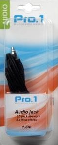 Enzo pro-1 audio jack 3,5 -> jack 3,5 stereo 1,5 meter 9209100