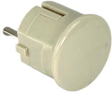 Enzo randaarde stekker haaks wit bakeliet mk 6140595