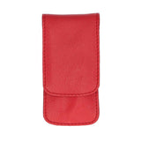 Erbe solingen 3-delige manicure etui met drukknoopsluiting rood (erbe9014)