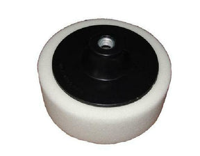 Silver schijf 125mm witte polijstspons m14 hard