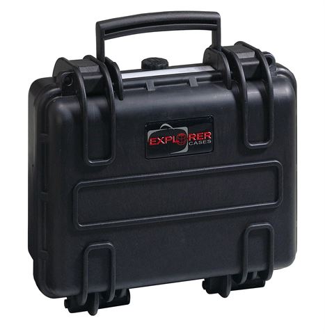 Explorer cases 2712hl koffer zwart met plukschuim