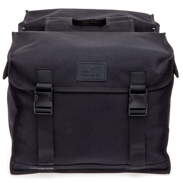 Burgers - new looxs new looxs ® double pannier camping - dubbele fietstas - geschikt voor elektrische fietsen – 66 liter – zwart