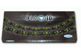 KMC DLC 10 116 Green -black bicycle chain