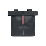 Basil City dubbele fietstas - waterafstotend polyester - zwart - Universal Bridge systeem - 28-32L