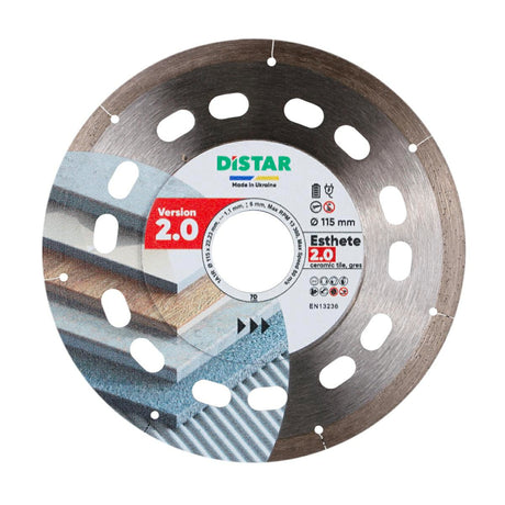 Distar estheet diamantschild 2.0 115 x 1,1 x 6 x 22,23mm