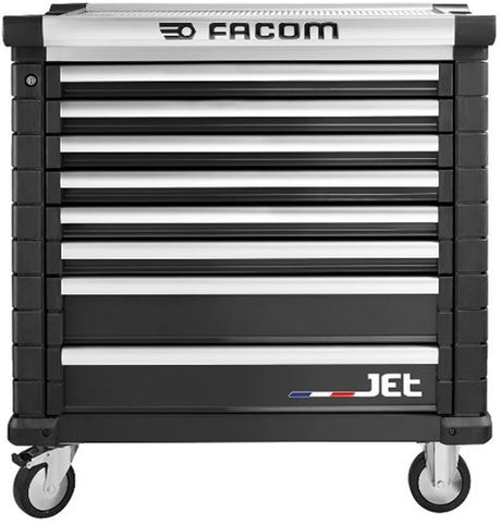 Facom jet gereedschapswagen 8 laden m4 zwart - jet.8nm4a - jet.8nm4a