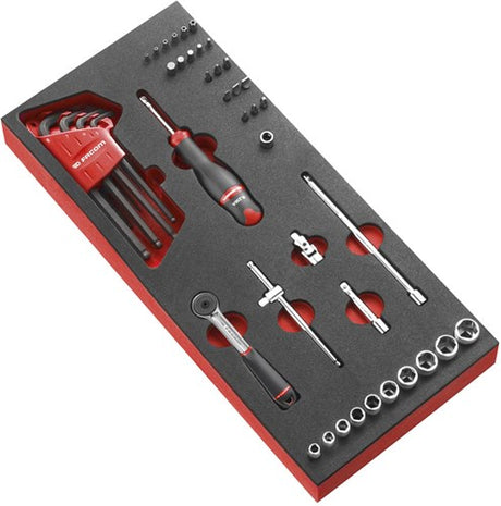 Facom module doppen 1 4 6-kant en accessoires - metrisch - modm.r161-36
