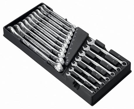 Facom module met 17 ringsteeksleutels met ogv-profiel - mod.440-1xl