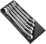 Facom module met 5 ringsteeksleutels met ogv-profiel; grote maten - mod.440-2xl