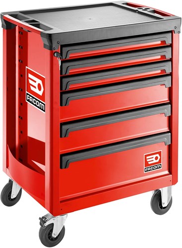 Facom roll gereedschapswagen 6 laden m3 rood - roll.6m3a