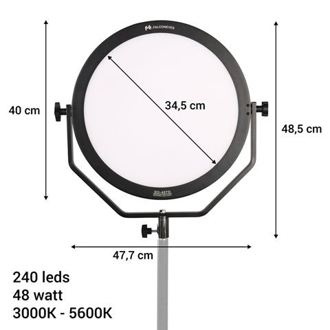 Falcon Eyes Bi-Color LED Lamp Sophiez SO-48TD on 230V