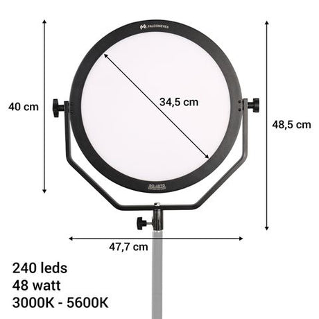 Falcon eyes bi-color led lamp sophiez so-48td op 230v