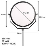 Falcon eyes bi-color led lamp sophiez so-68td op 230v