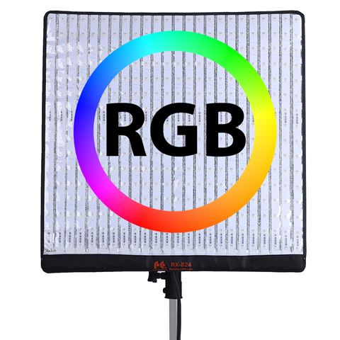 Falcon øyne fleksibel RGB LED-panel RX-824-K1 63x63 cm