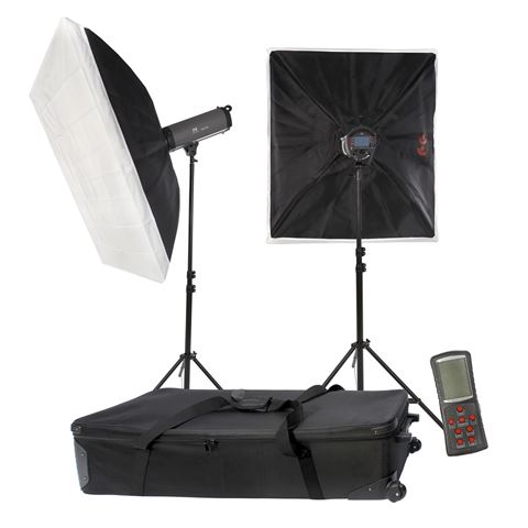 Falcon Eyes Studioflitsset TFK-21200L met LCD Scherm