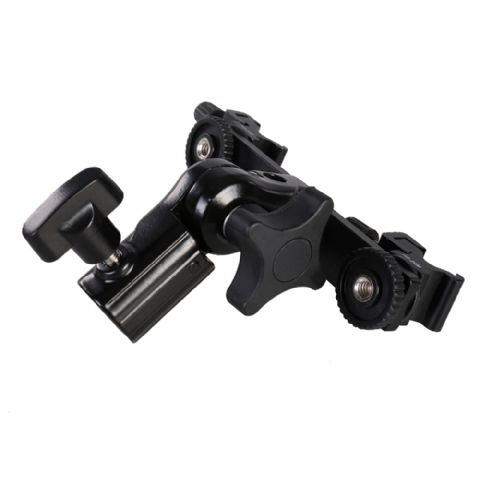 Falcon Eyes Twin Mount Tilting Bracket + 2 x Flitsschoen CLD-14A