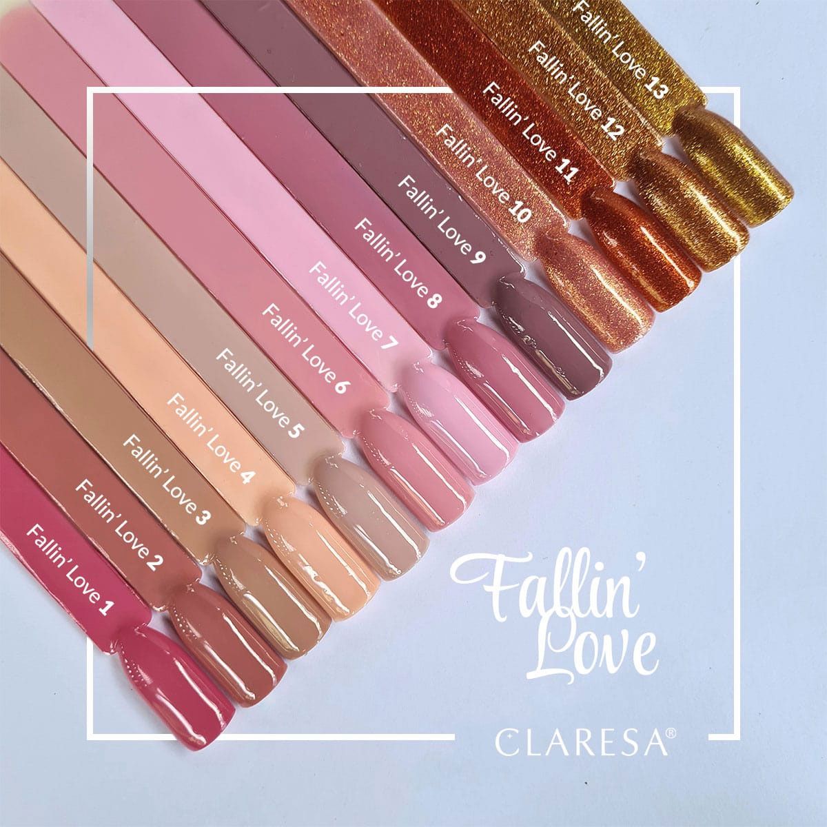 Claresa uv led gellak 5ml fallin' love 3