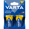 Varta batterie longlife power - high energy battery mono 2-piece blis longlife