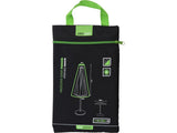 Pro garden afdekhoes voor parasol zwart 175xø28xø50cm