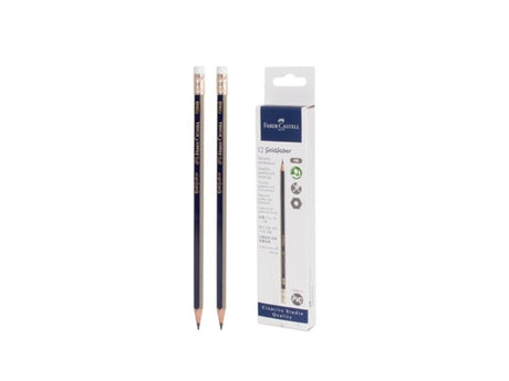 Kangaro potlood fc goldfaber hb met gum 12 stuks in doosje