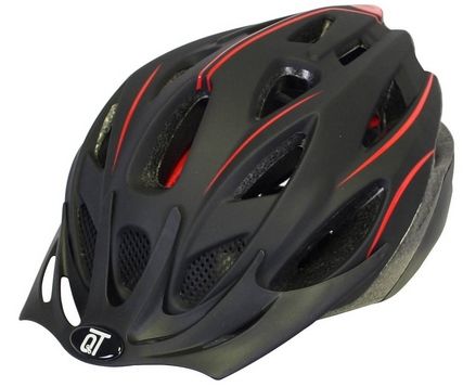 Qtcychectech QT Cycle Tech Helm Sicherungsmatte Schwarz Red M 58-61 cm 2810415