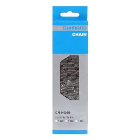 Shimano HG40 Ketting 6 7 8v 116 Schakels - Grijs