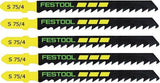 Festool accessoires decoupeerzaagblad s 75 4 5 | 5 stuks | 486546