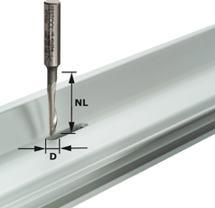 Festool accessoires hs s8 d5 nl23 aluminiumfrees | 491036