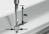 Festool accessoires hs s8 d5 nl23 aluminiumfrees | 491036
