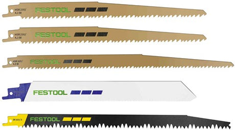 Festool accessoires festool rs-sort 5 reciprozaagbladenset - 577496