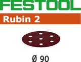 Festool accessoires schuurschijven stf d90 6 p220 ru2 50 - 499084