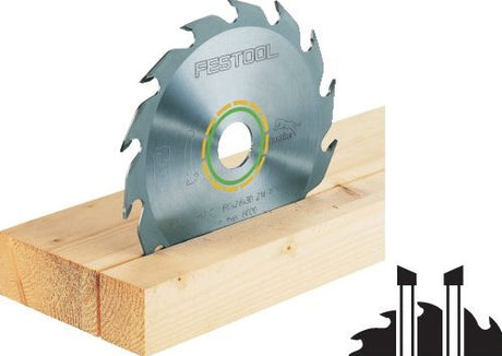 Festool accessoires zaagblad voor ts 55 ebq | 160mm pw12 - 496301
