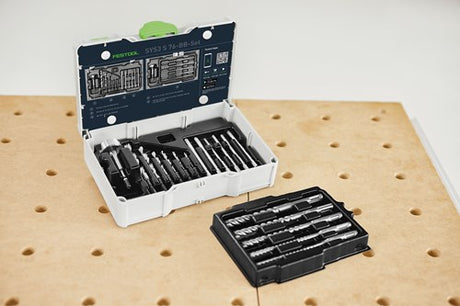 Festool accessoires festool sys3 s 76-bb-set bit- en boorset - 578119