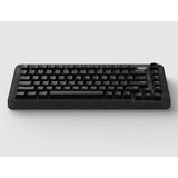 Iqunix zx75 dark side wireless mechanical keyboard (zwart, us lay-out (qwerty), gateron brown, 75%, rgb leds, hot-swappable, double-shot pbt, 2.4ghz | bluetooth 5.1 | usb-c)