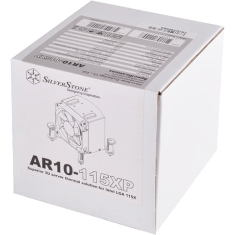 Silverstone ar10-115xp cpu-koeler (zilver zwart, argon series)