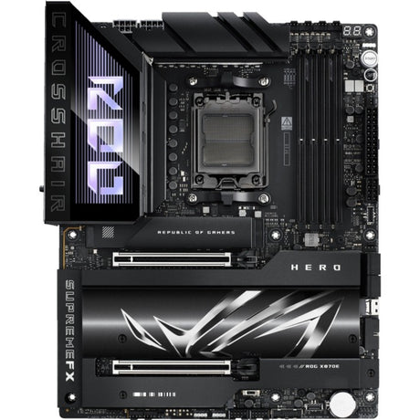 Asus rog crosshair x870e hero socket am5 moederbord (raid, 5gb-lan, 2,5gb-lan, wi-fi 7, bt, sound, atx)