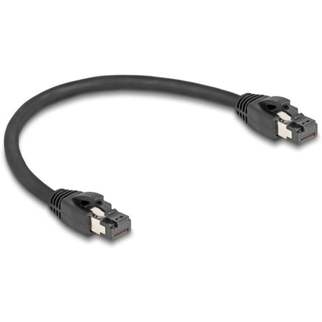 Delock netwerkkabel s ftp, rj-45 met cat.8.1 (zwart, 0,25 meter)