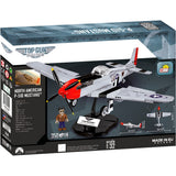 Cobi p-51d mustang constructiespeelgoed (schaal 1:32)