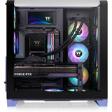 Thermaltake view 390 air future dusk midi tower behuizing (paars | 2x usb-a | 1x usb-c | tempered glass)