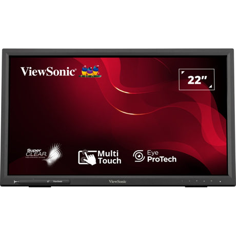Viewsonic ir touch monitor td2223-2 22 (zwart, 1x hdmi, 1x dvi, 1x vga, 2x usb-a)