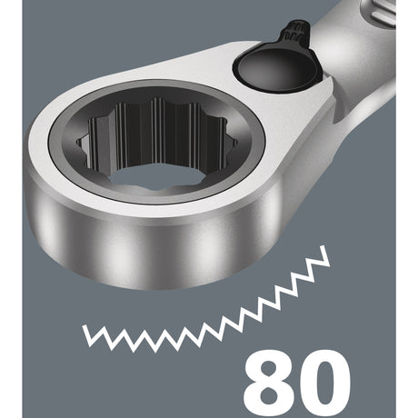 Wera 9733 schuimrubberen inzetstuk met 6001 joker switch set 1, 11‑delig moersleutel (zwart grijs)